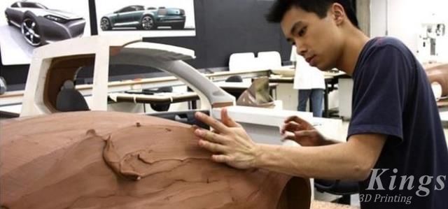 做油泥模型太難，金石三維3D打印制作汽車模型僅需15天！